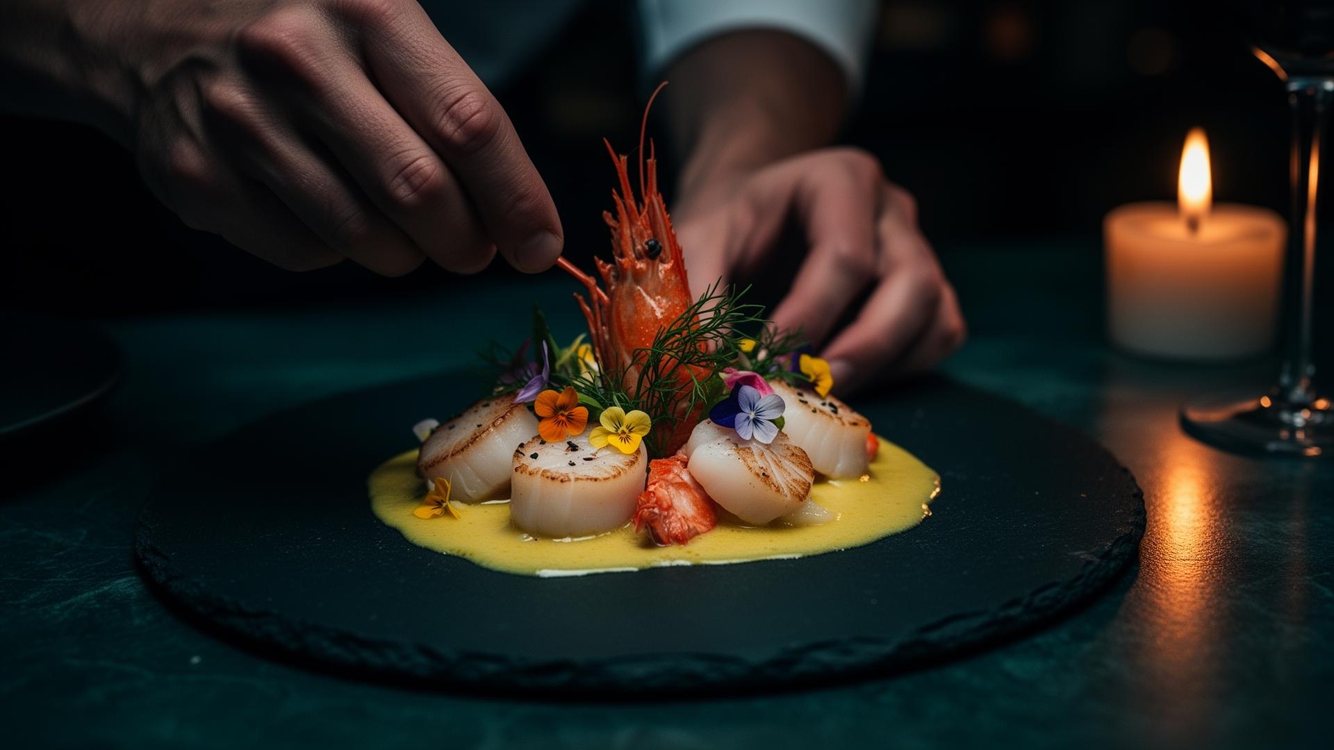 Privatkokk plater en signaturmeny